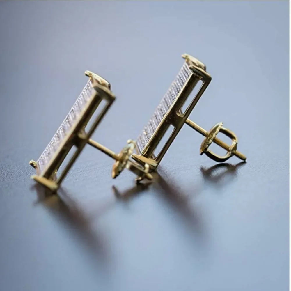 XXL Square Iced Out Earrings